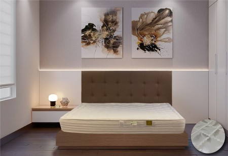 Morbido 五星級獨立筒緹花科技厚床墊，雙人尺寸 150x186 cm