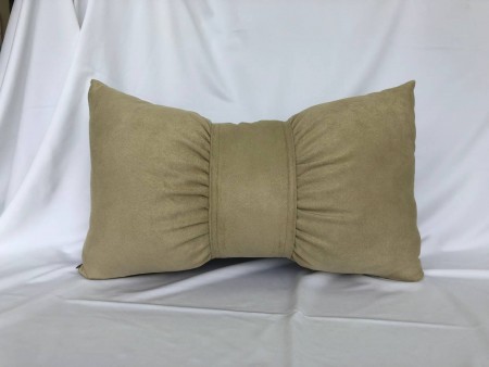Romsey Bedding 五星級麂皮蝴蝶可水洗午安護腰枕，單色(拿鐵)