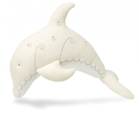 英國風抗塵螨玩偶抱枕系列-胖胖海豚