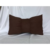 Romsey Bedding 五星級麂皮蝴蝶可水洗午安護腰枕，單色(巧克力)