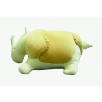 英國風抗塵蹣玩偶抱枕系列-肥肥犀牛